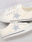 Off White Canvas Sneakers