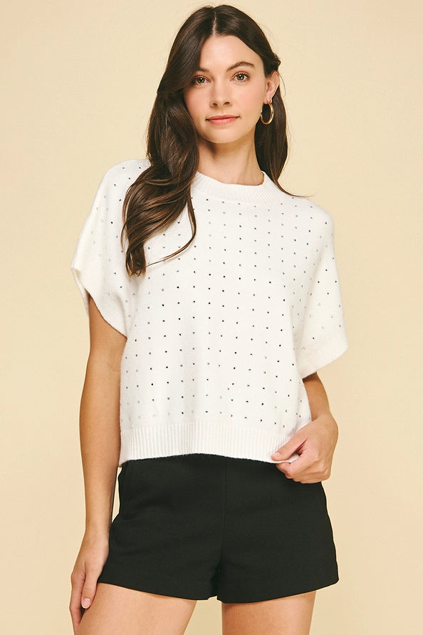 Ellie Stone Embroidered Top