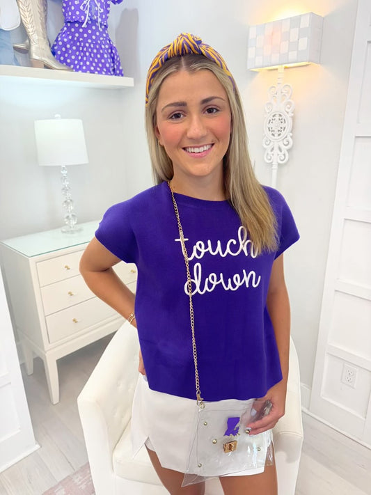 Touch Down Sweater Top