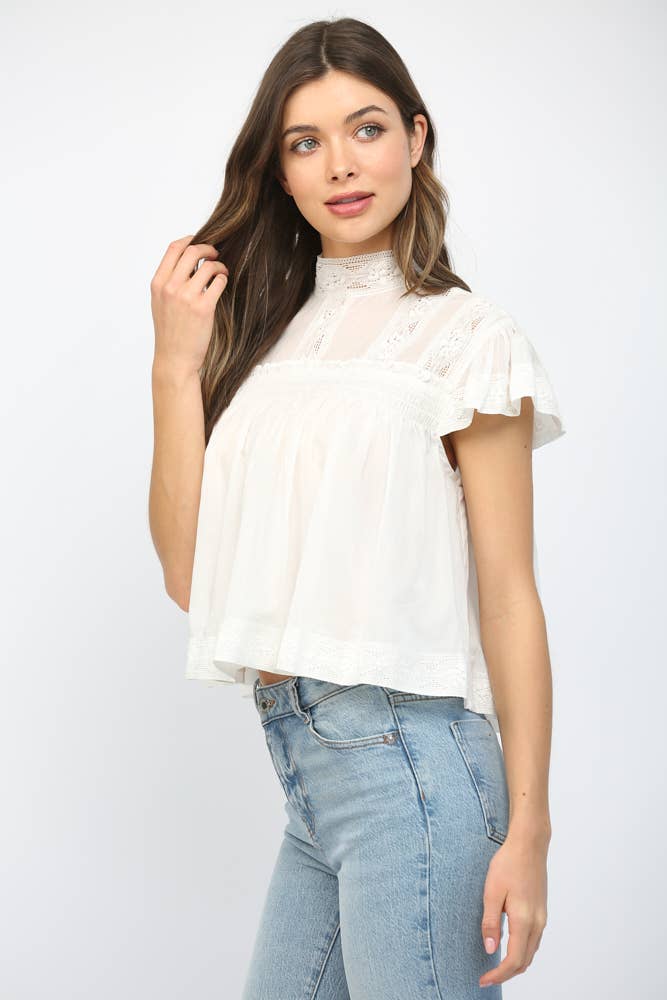 Lennox Ruffle Top