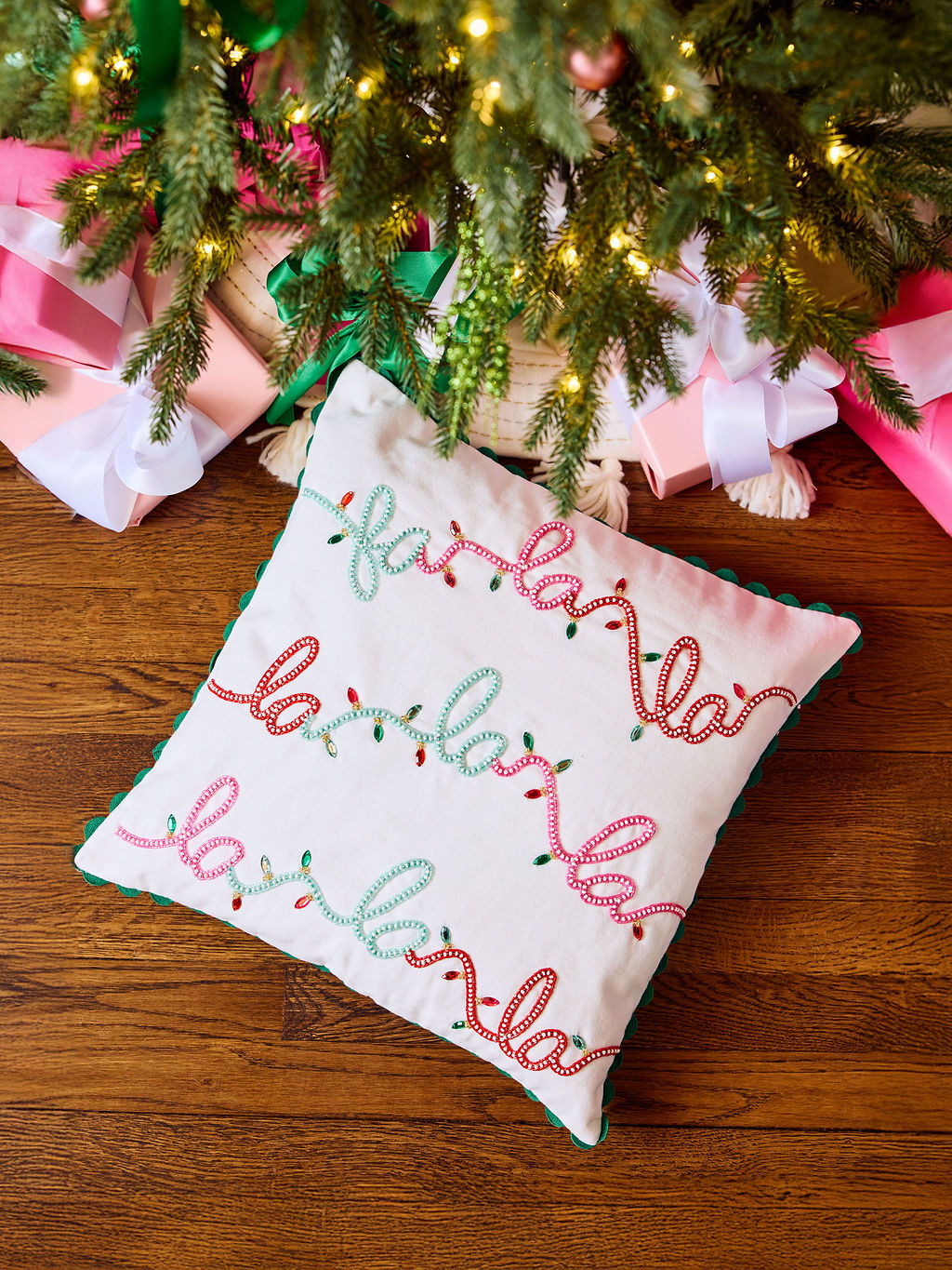 Fa La La Lights Pillow