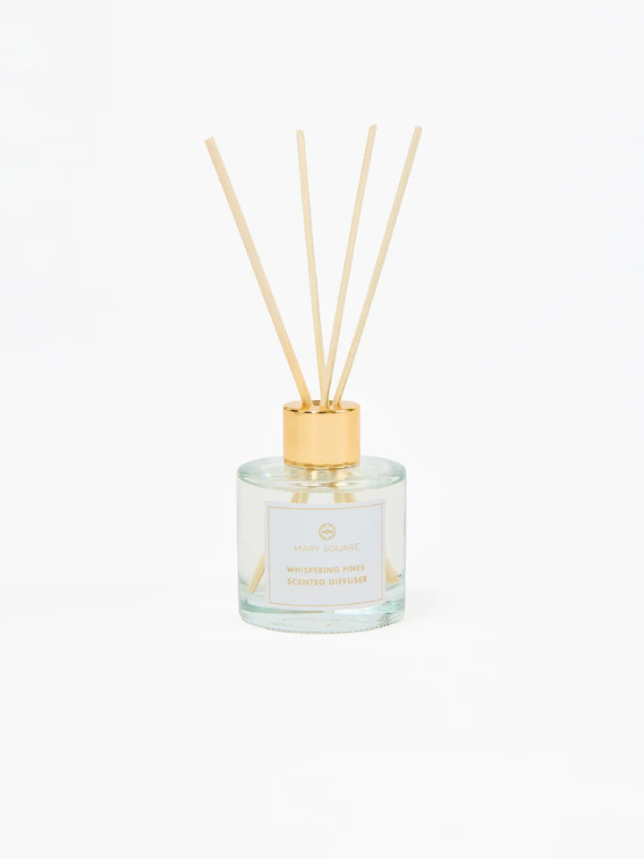 Whispering Pines Candle Reed Diffuser Set