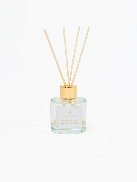 Whispering Pines Candle Reed Diffuser Set