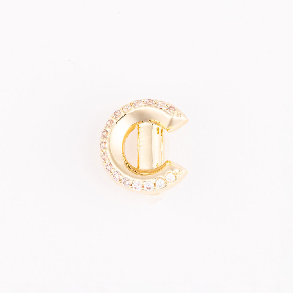 Rhinestone Initial Letters (Bracelet)