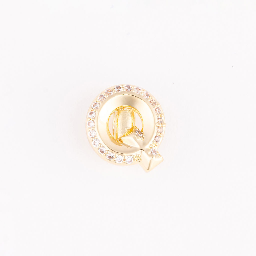 Rhinestone Initial Letters (Bracelet)