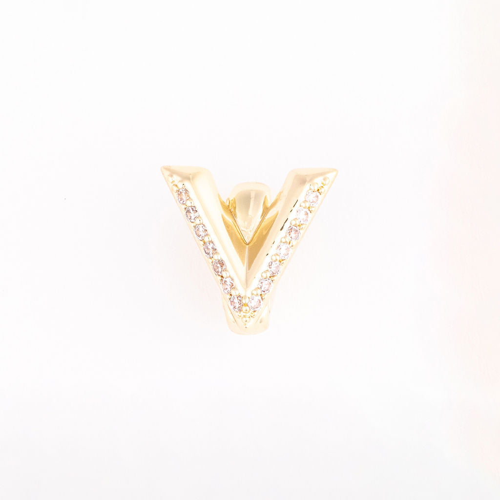 Rhinestone Initial Letters (Bracelet)