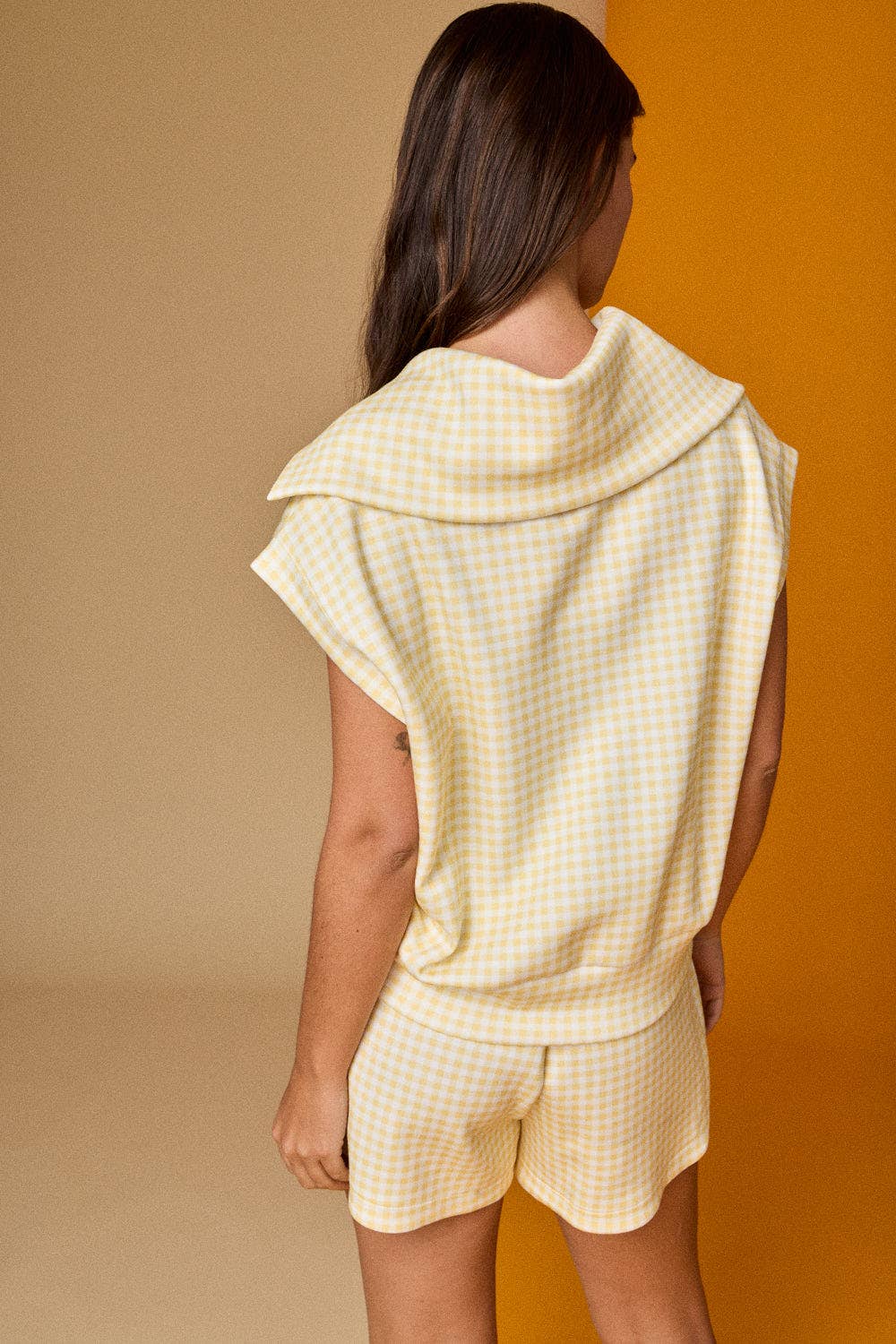 Brooke Gingham Top & Short Set