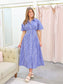 Wilderra Striped Midi Dress
