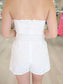 Kaya Strapless Belted Romper