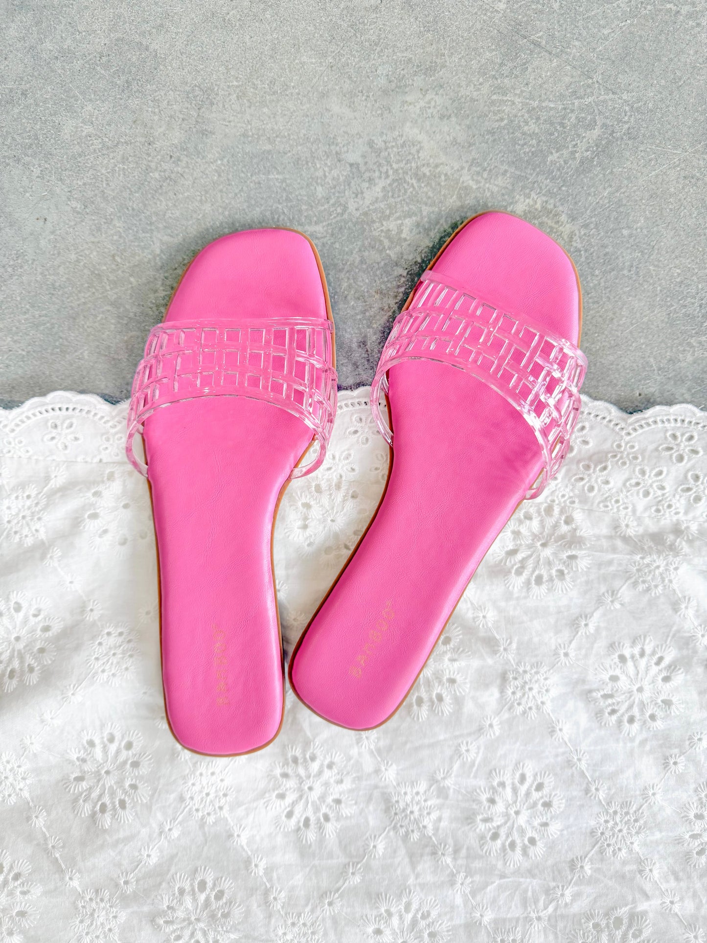 Cindy Caged Jelly Sandal