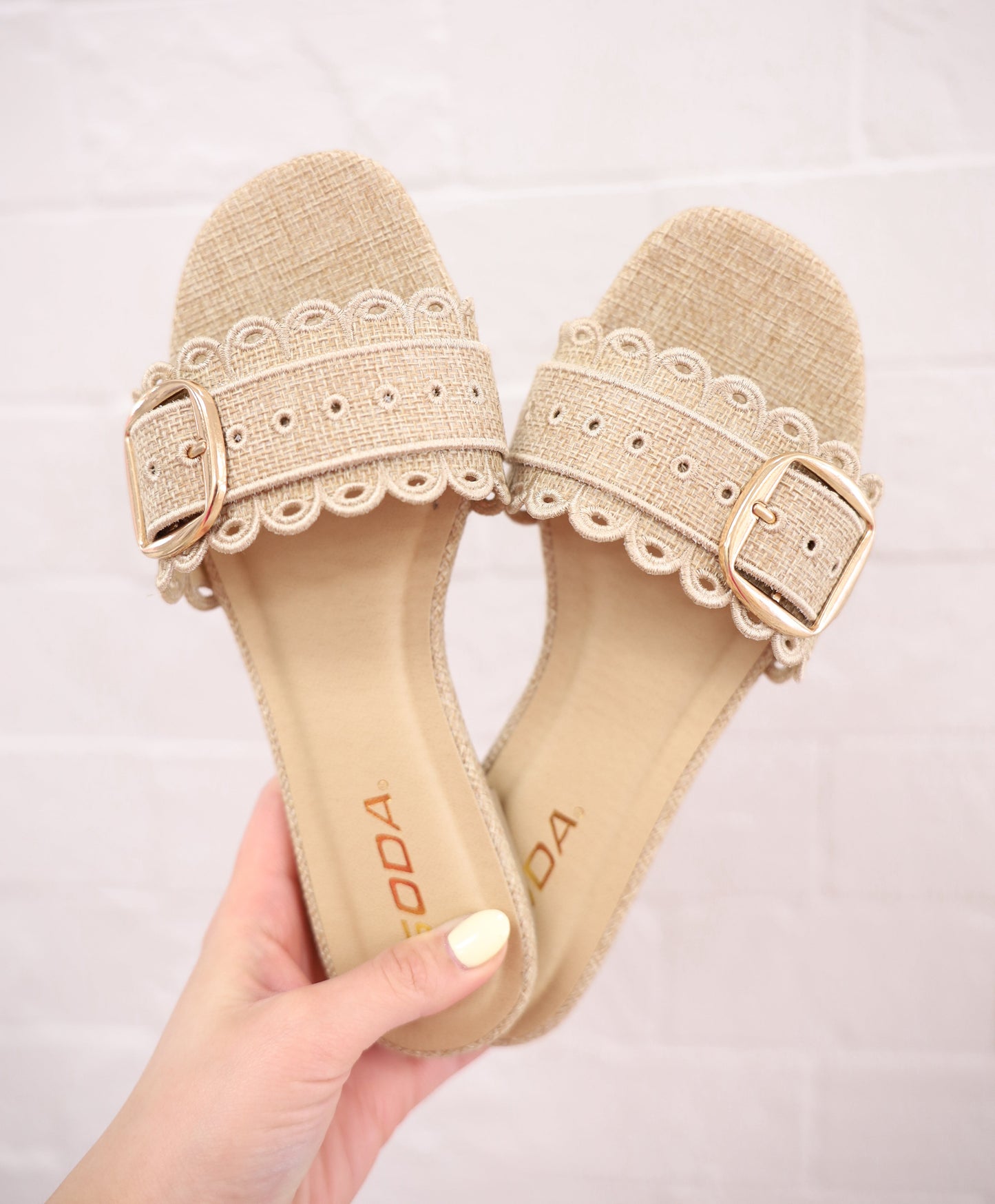 Scalloped Sandal