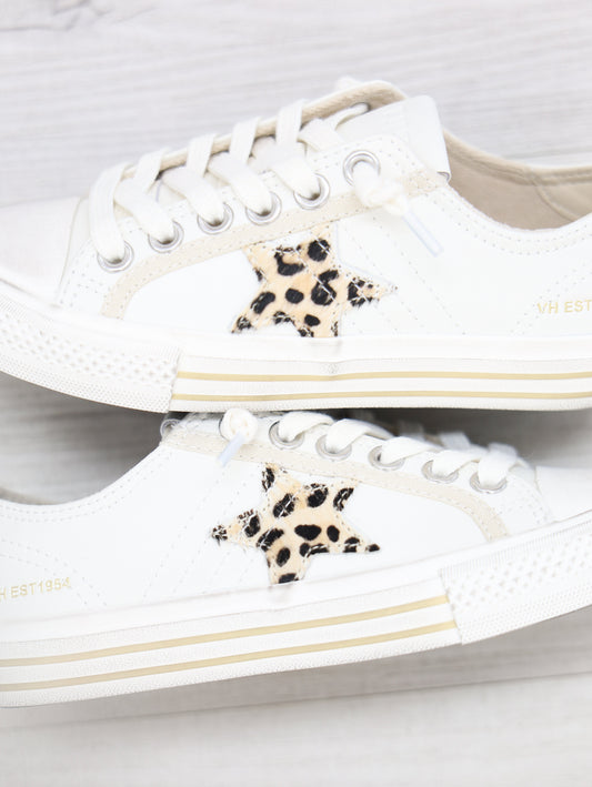 Leopard Star Sneakers