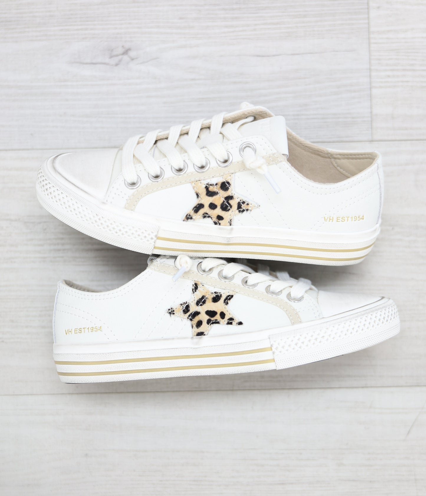 Leopard Star Sneakers