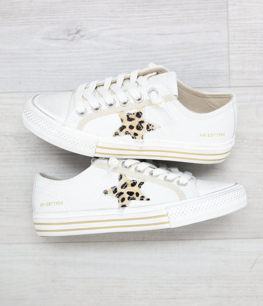 Leopard Star Sneakers