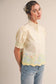 Trinity Embroidered Puff Sleeve Top