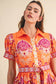 Remi Paisley Belted Dress