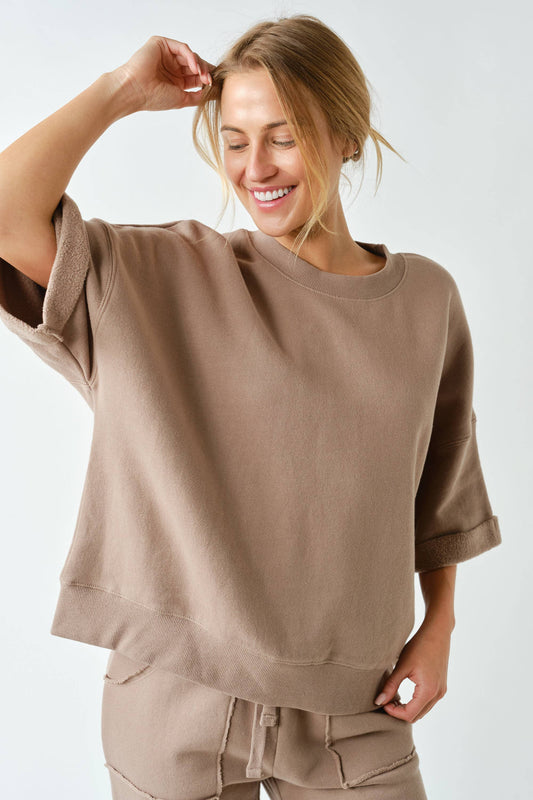 Malibu Lounge Drop Shoulder Top