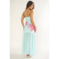 Floral Strapless Maxi