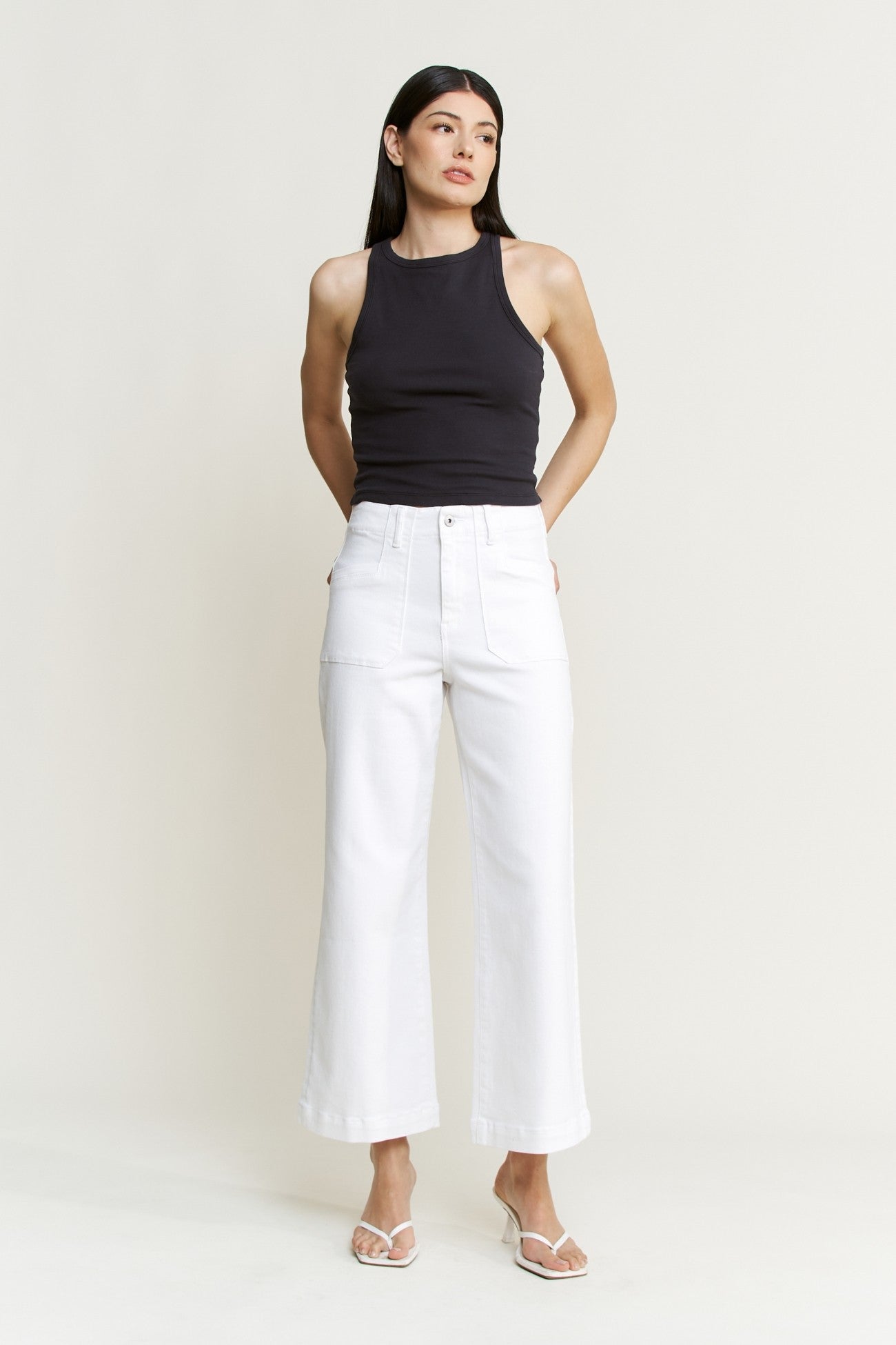 Willa Cropped Utility Jeans