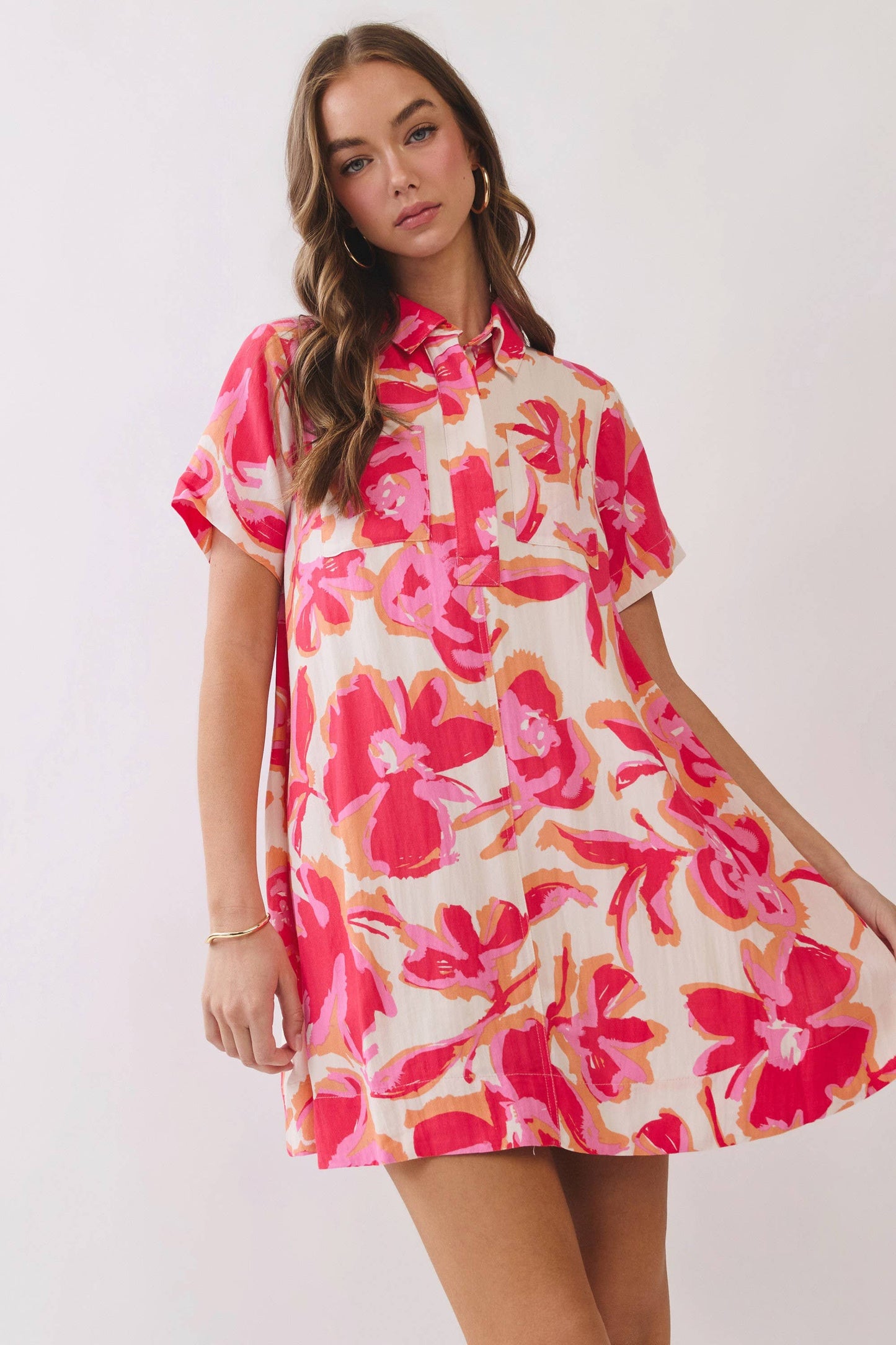 Marcela Floral T-shirt Dress