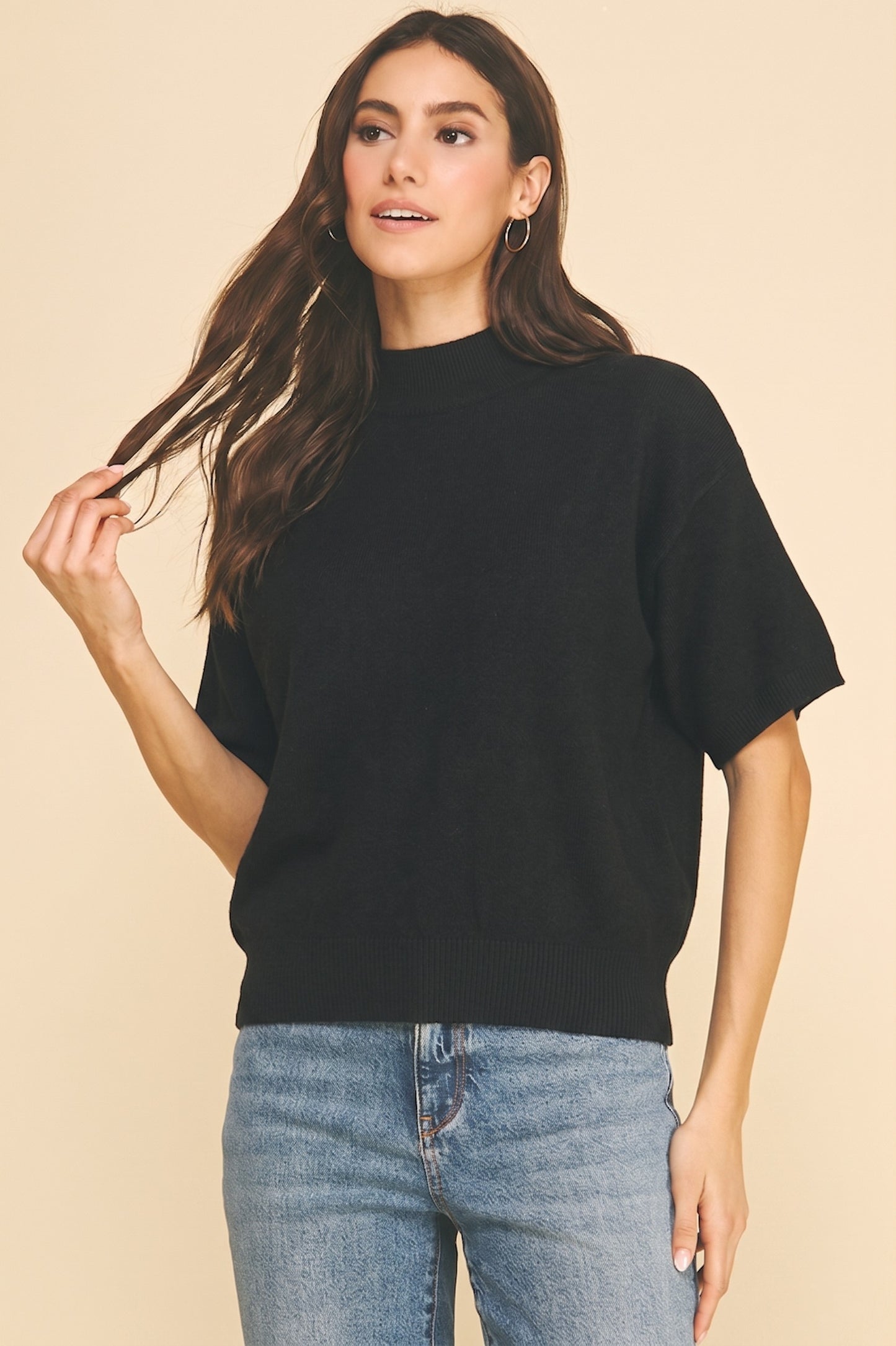 Marnie Mock Neck Sweater