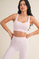 Contrast Thread Sports Bra