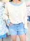 Ribbed Button Down Casual Cardigan
