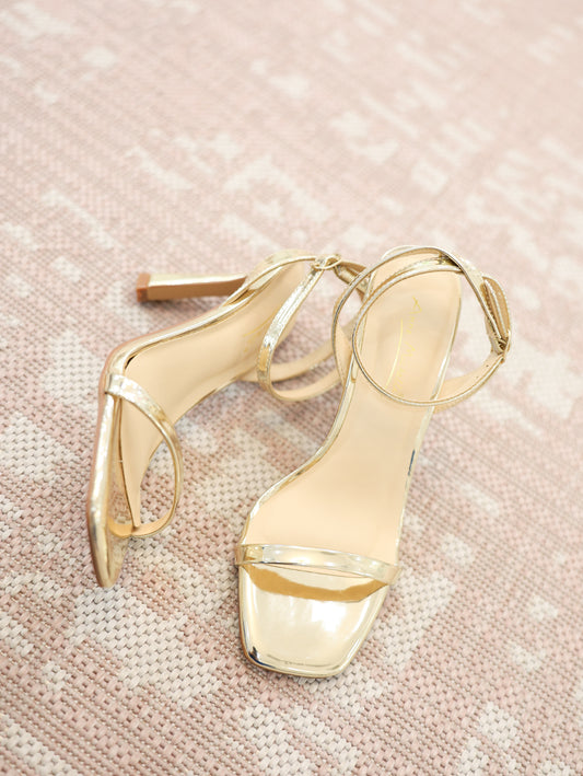 One Band Ankle Strap Heel