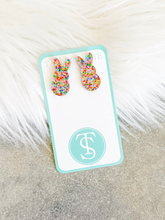 Acrylic Bunny Studs