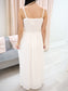 Smocked Maxi Dress With Cord Straps
