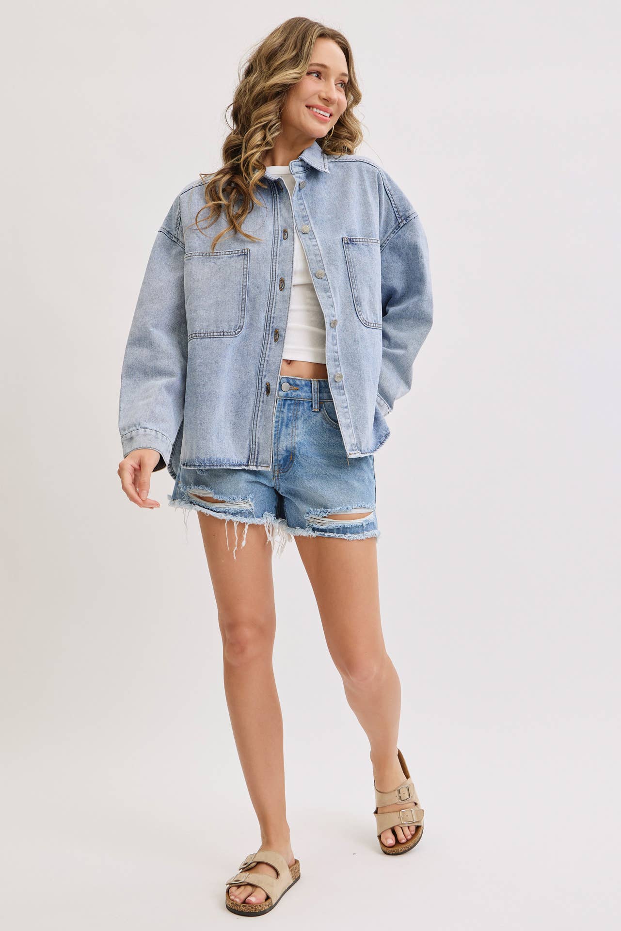 Washed Denim Jacket