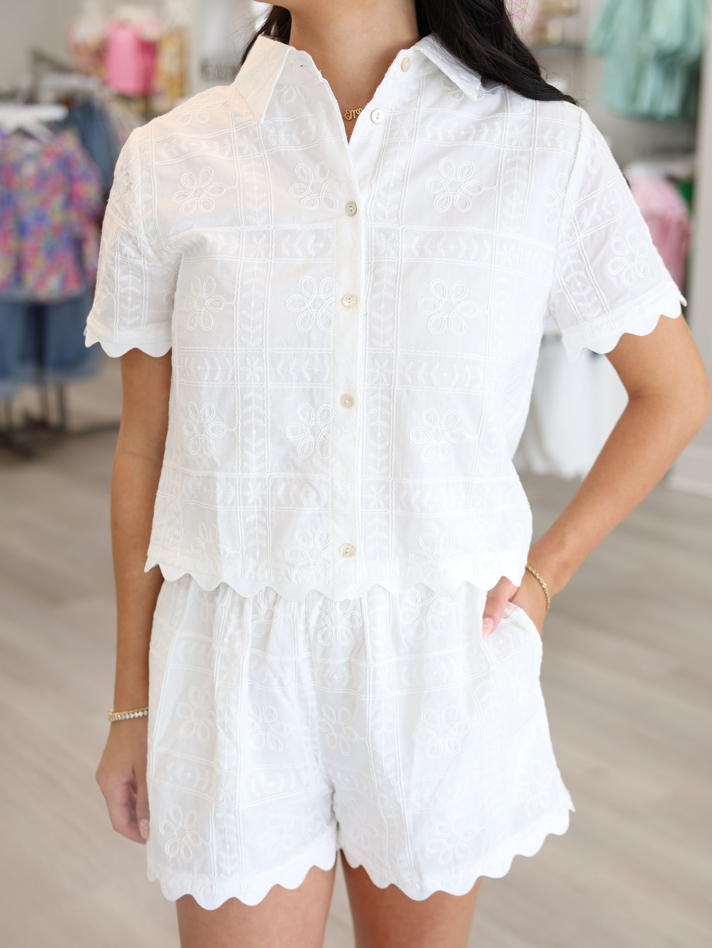 Romy Scalloped Set