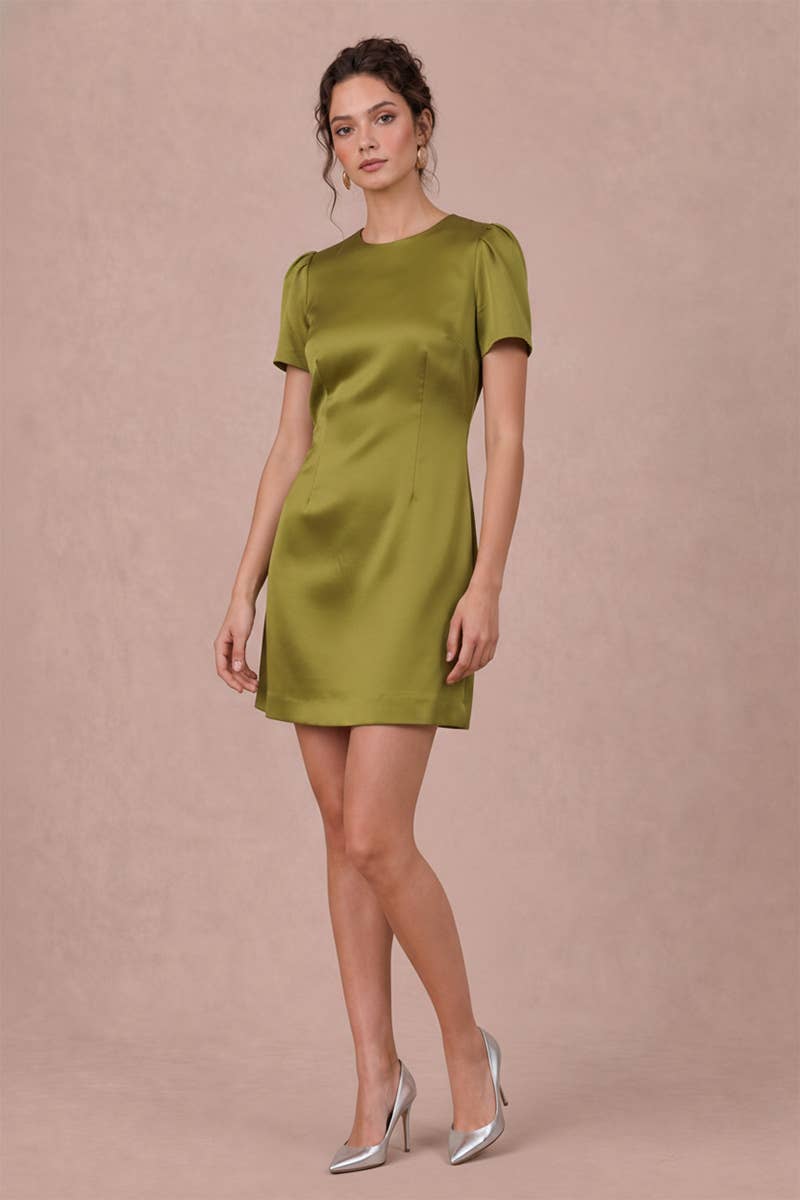 Satin Mini Dress