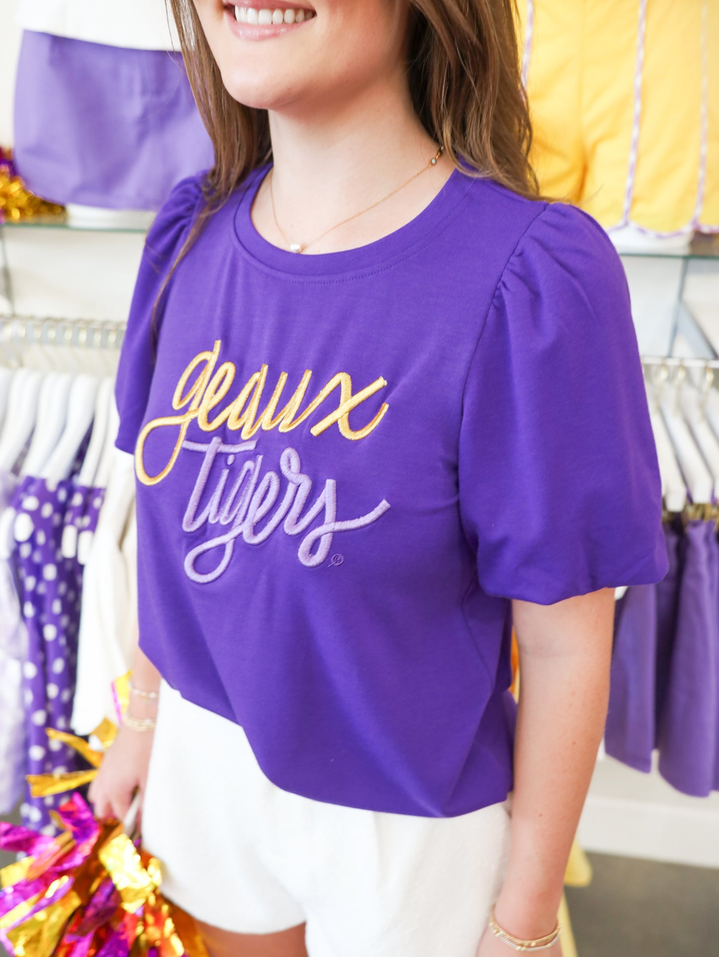 Geaux Tigers Tina Top