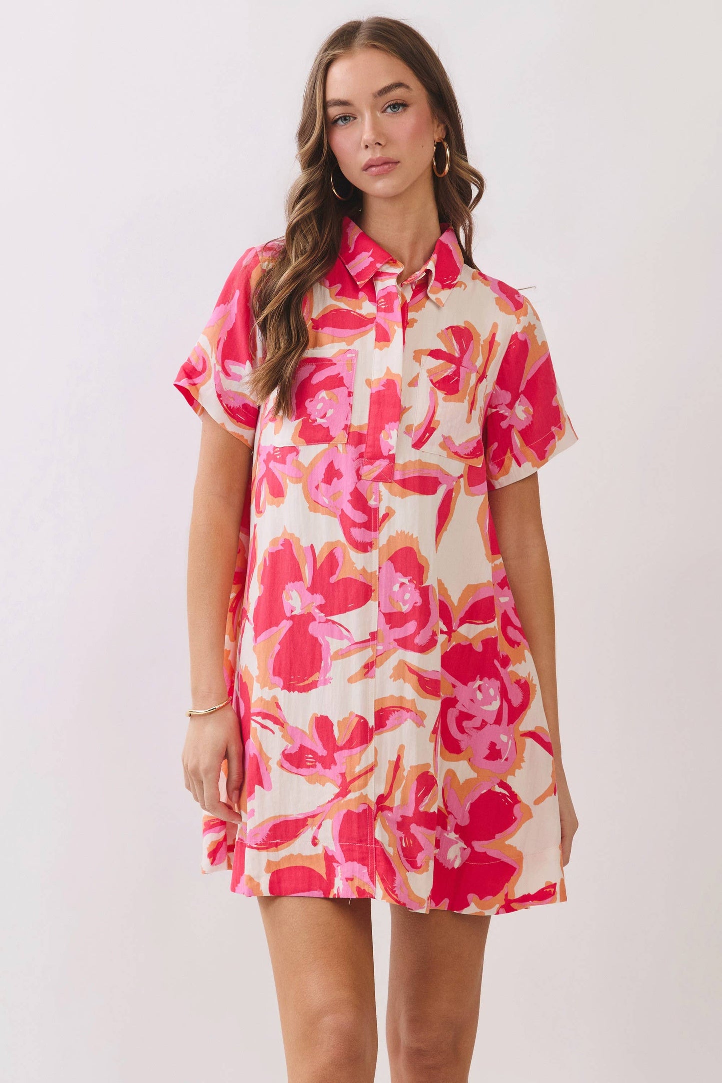 Marcela Floral T-shirt Dress