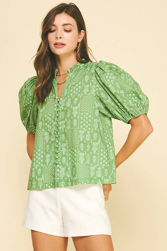 Astra Floral Blouse
