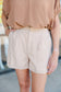 Striped High Waisted Shorts