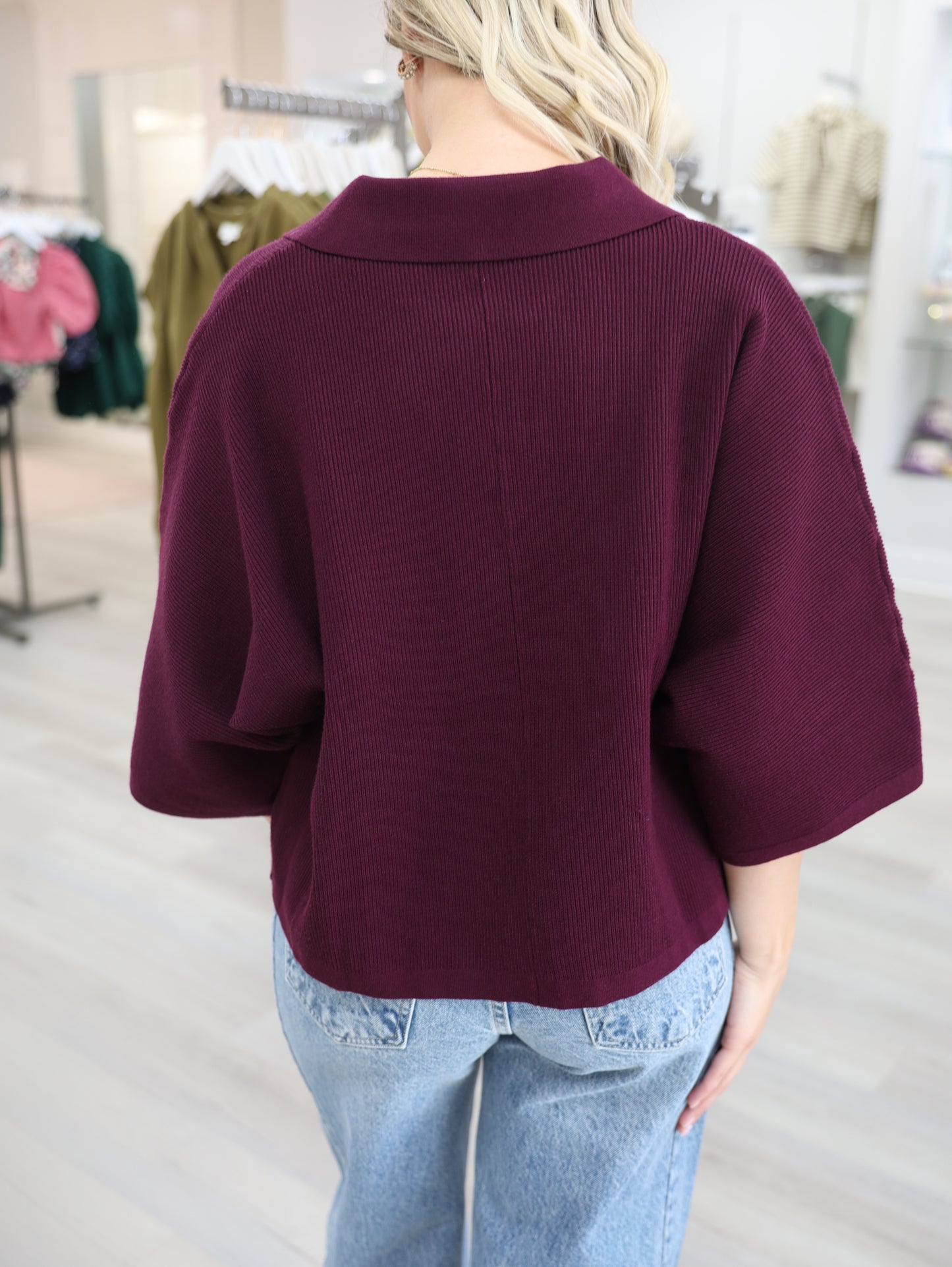 Danni V-Neck Knit Top