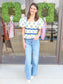 Paige Floral Print Layered Ruffle Ric Raff Top