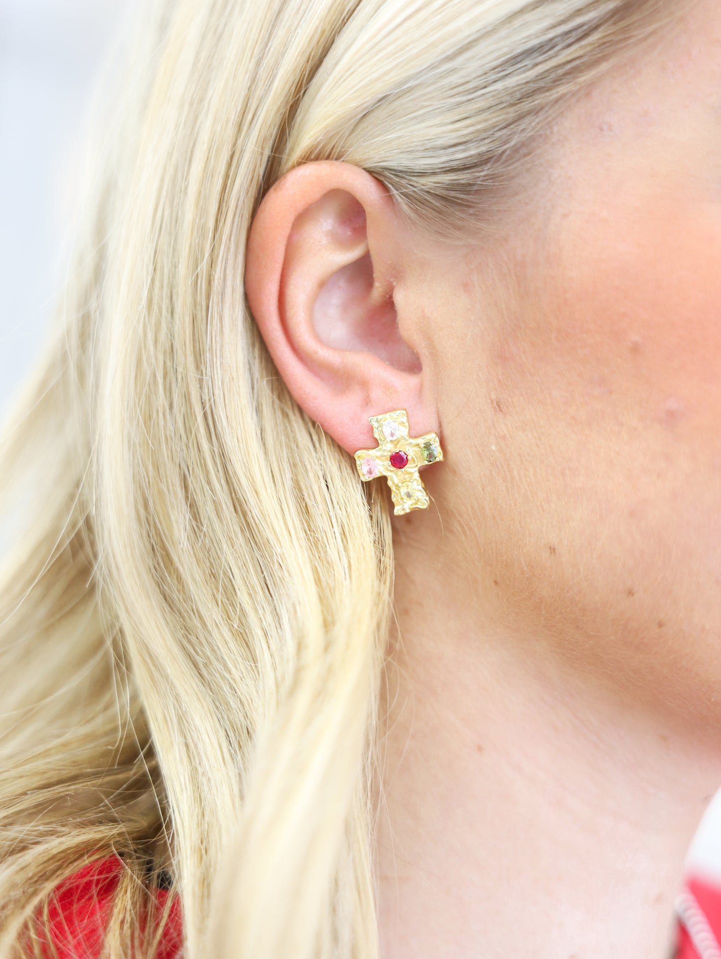 Martha Cross Studs