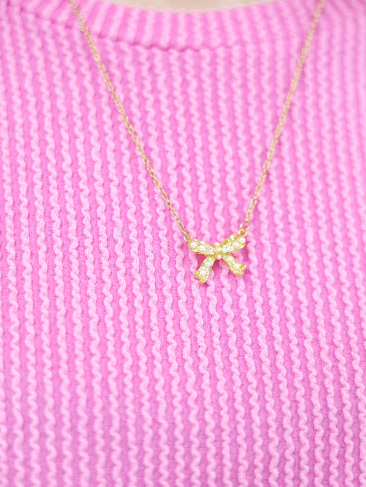 Bow Necklace