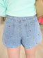 Wildflower Denim Shorts