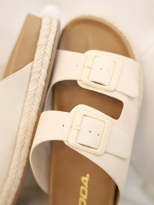 Double Buckle Sandal