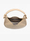 Aria Whipstitch Crescent Shoulder Bag