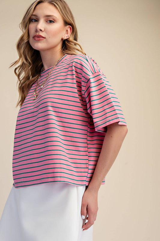 Nancy Striped Everyday Top