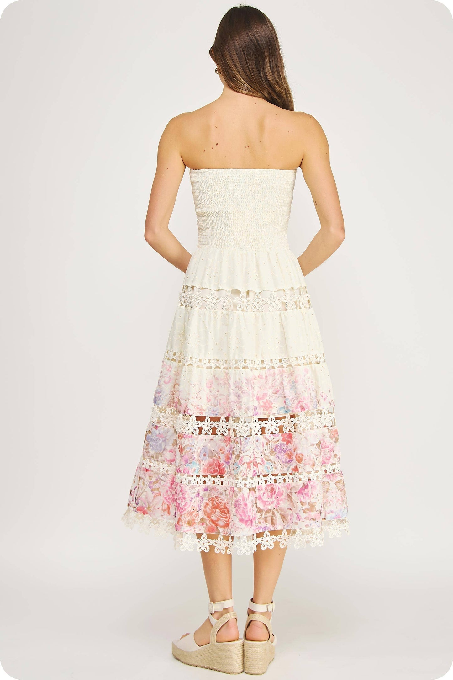 Camellia Eyelet Dress
