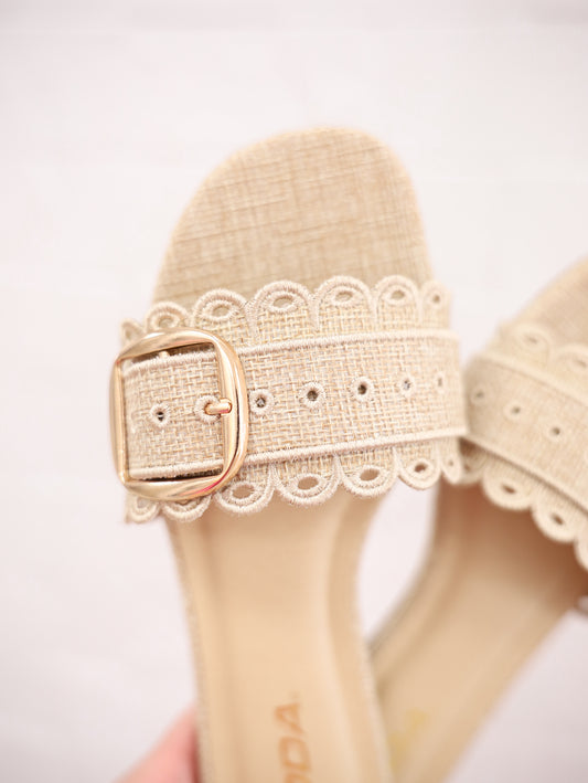 Scalloped Sandal