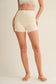 Ditsy Print Contrast Biker Shorts