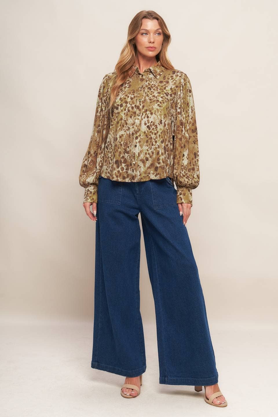 Karsen Animal Print Top