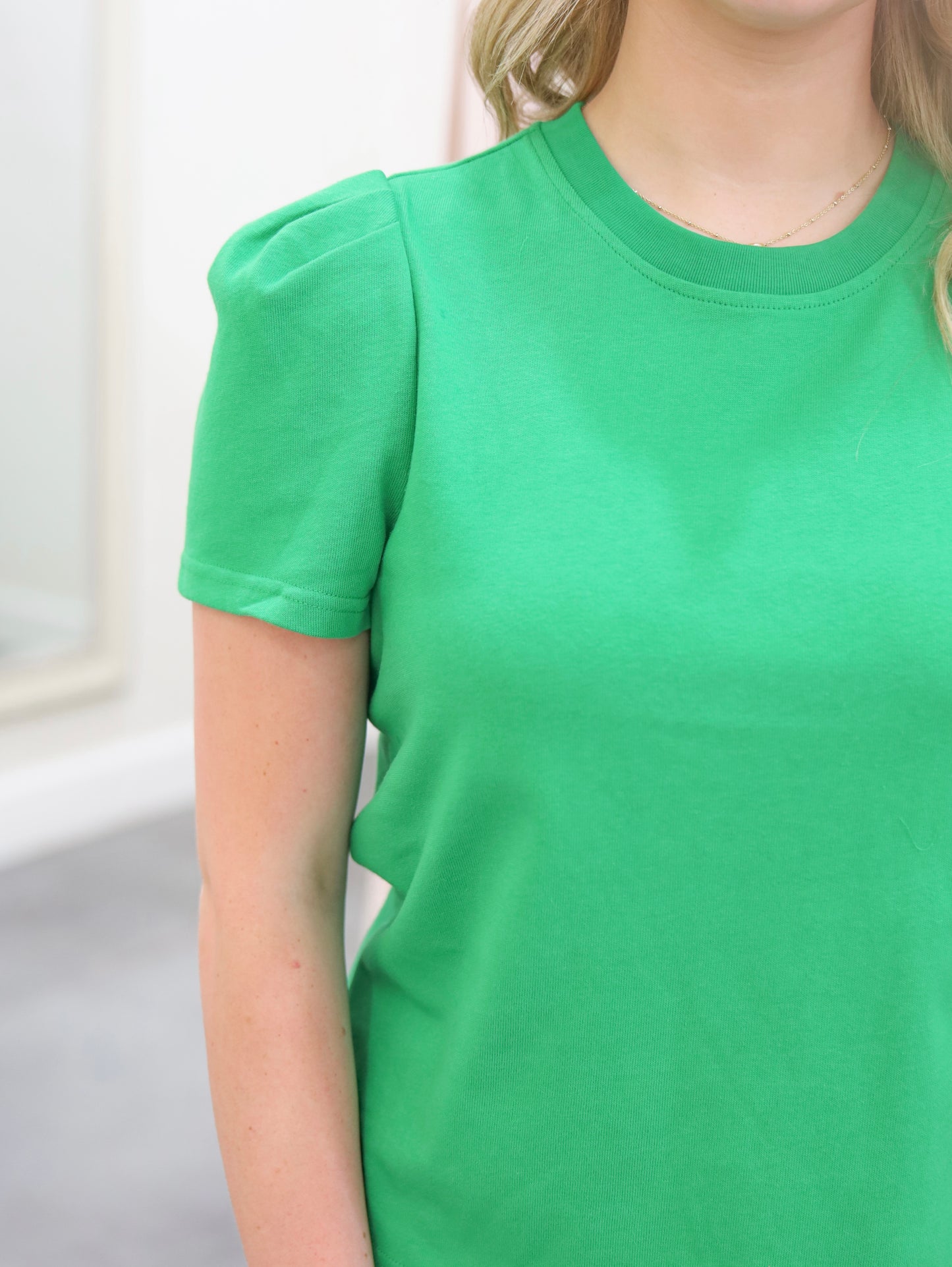 Larissa Pleat Sleeve Tee